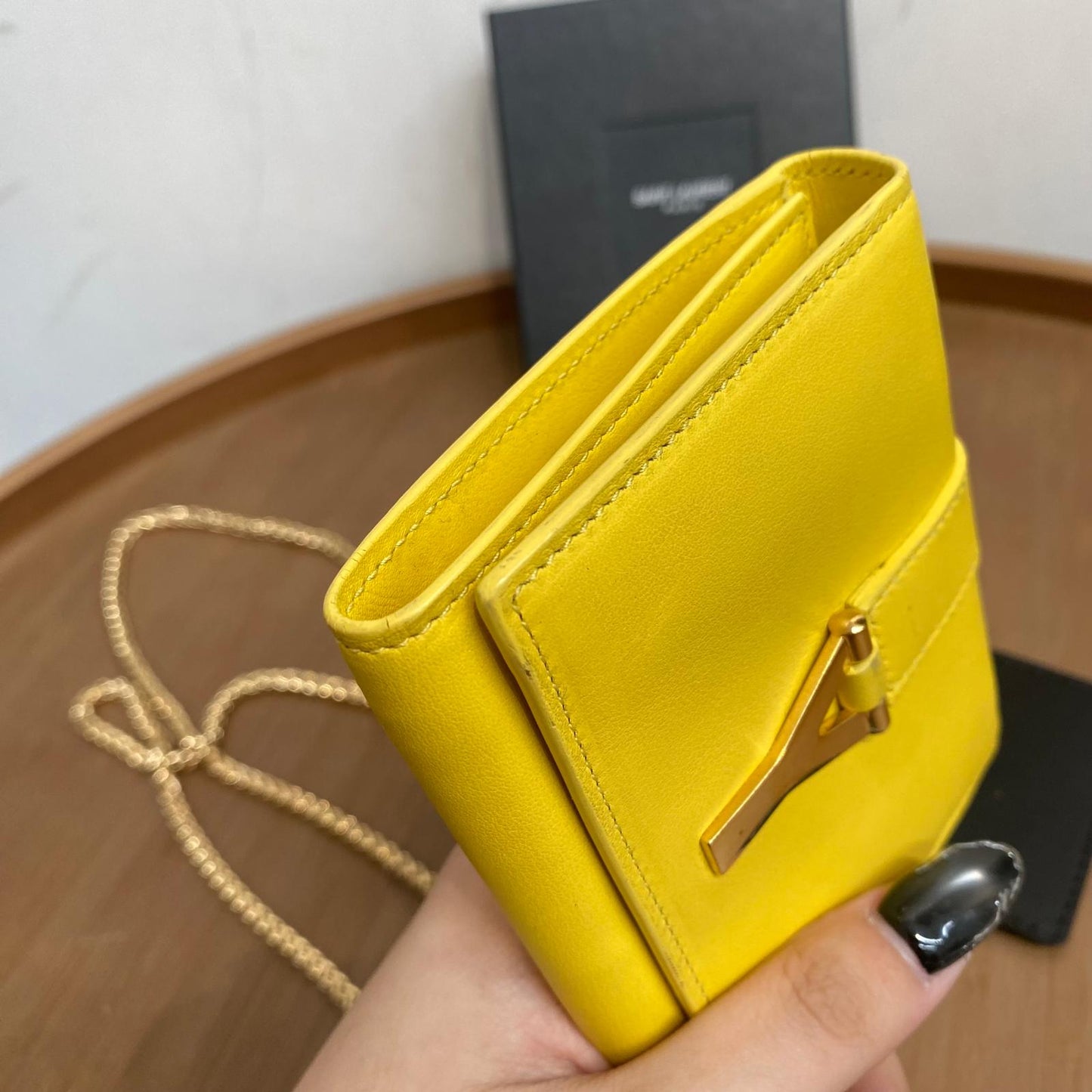 Saint Laurent 短銀包  有盒