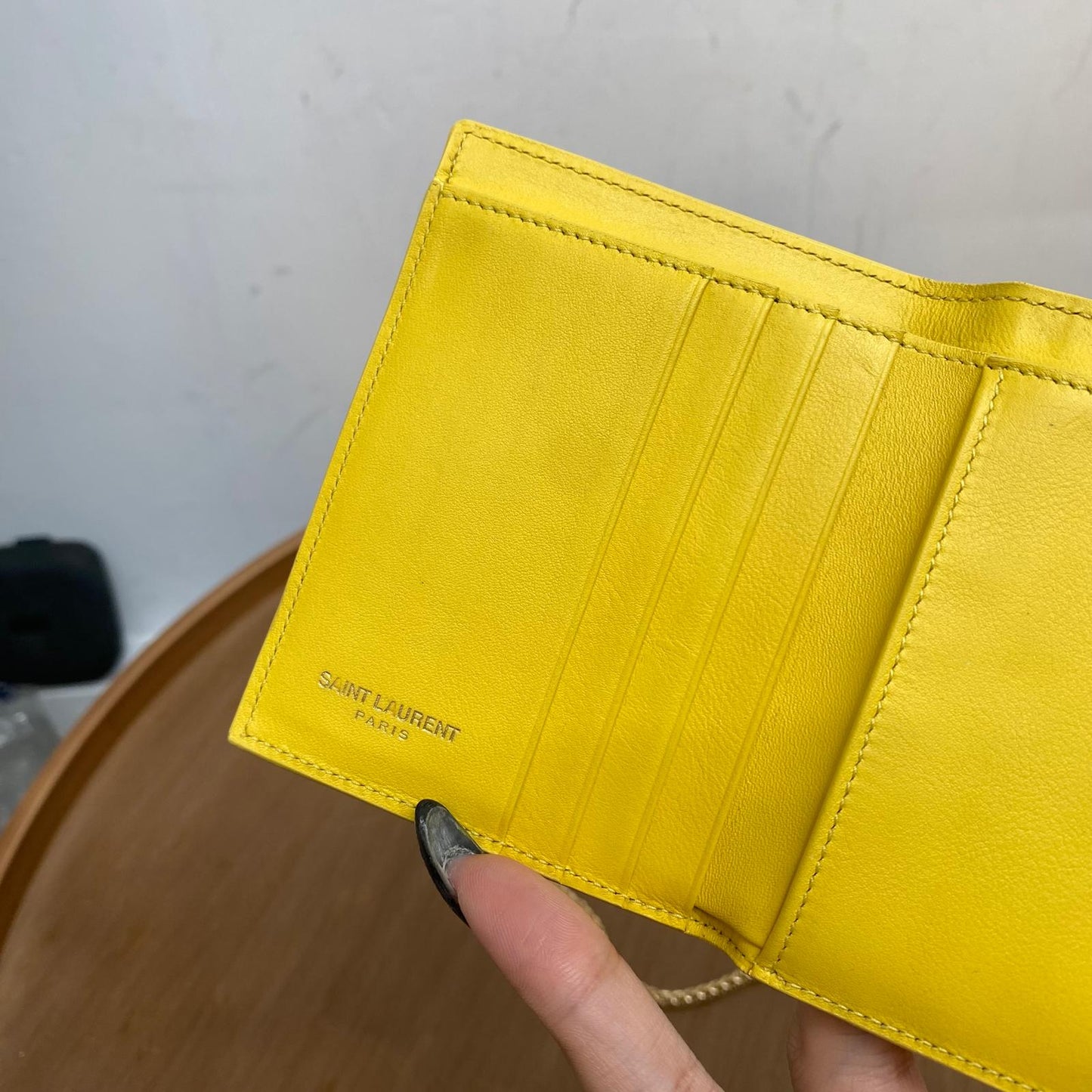 Saint Laurent 短銀包  有盒