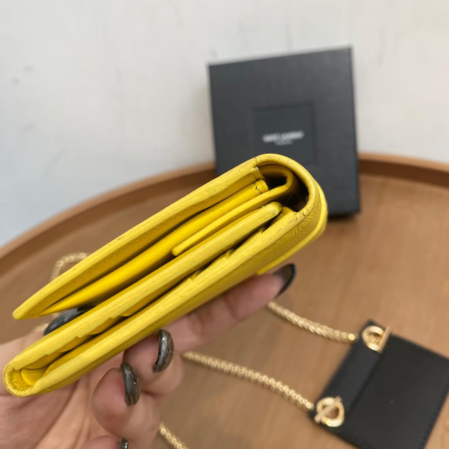Saint Laurent 短銀包  有盒