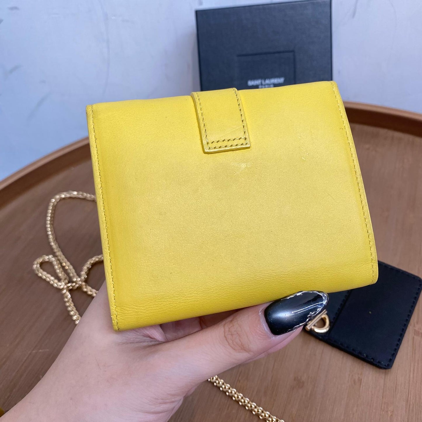 Saint Laurent 短銀包  有盒
