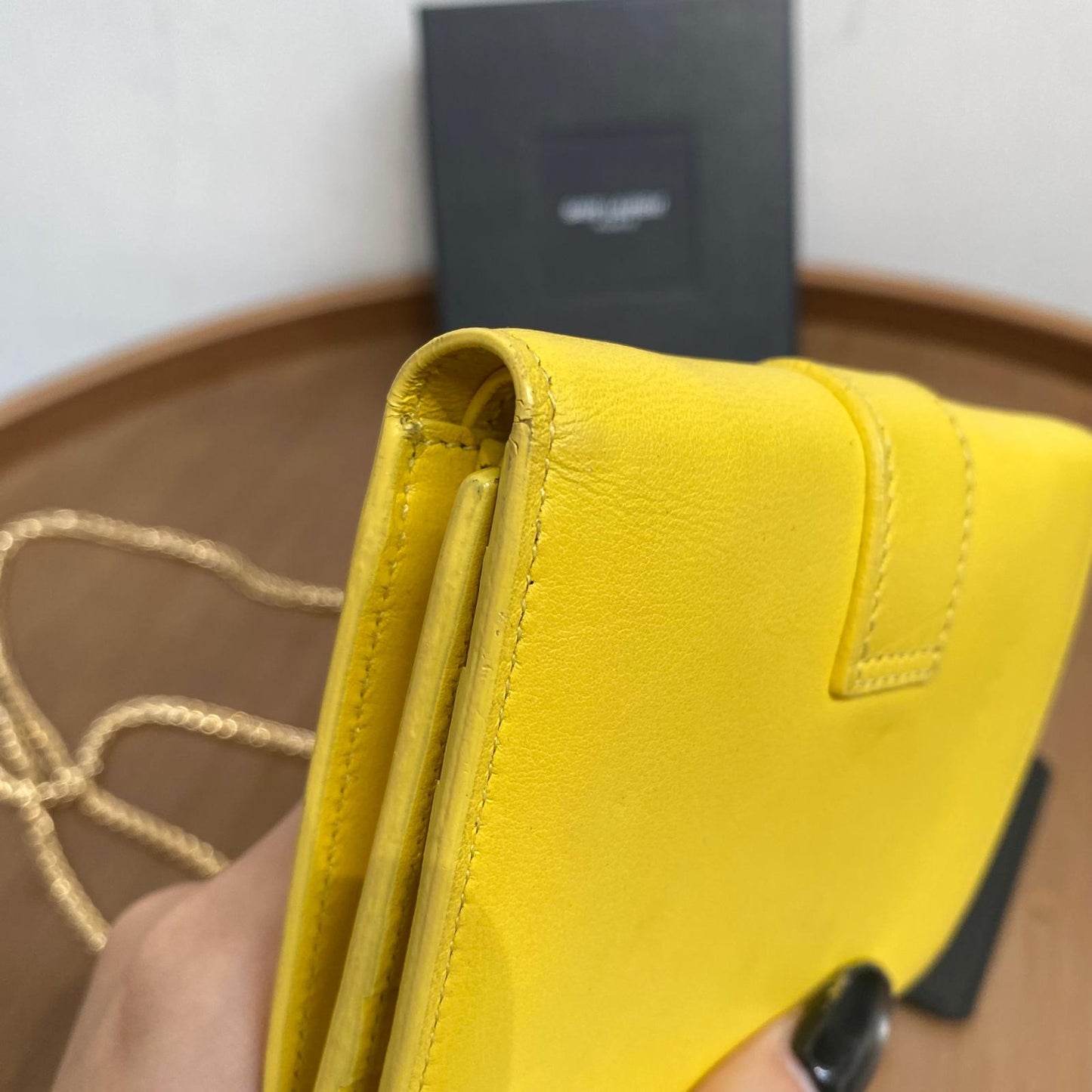 Saint Laurent 短銀包  有盒