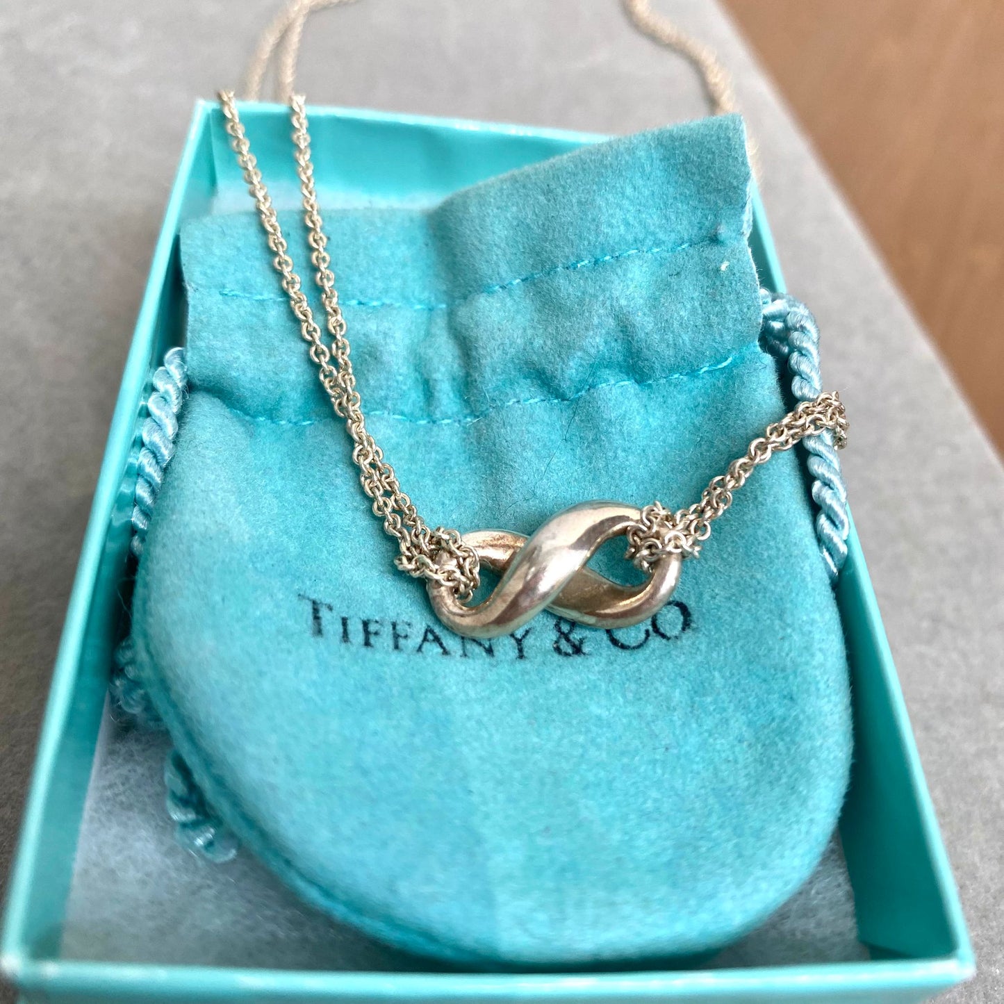 Tiffany扭結頸鏈/Choker  有盒有塵袋