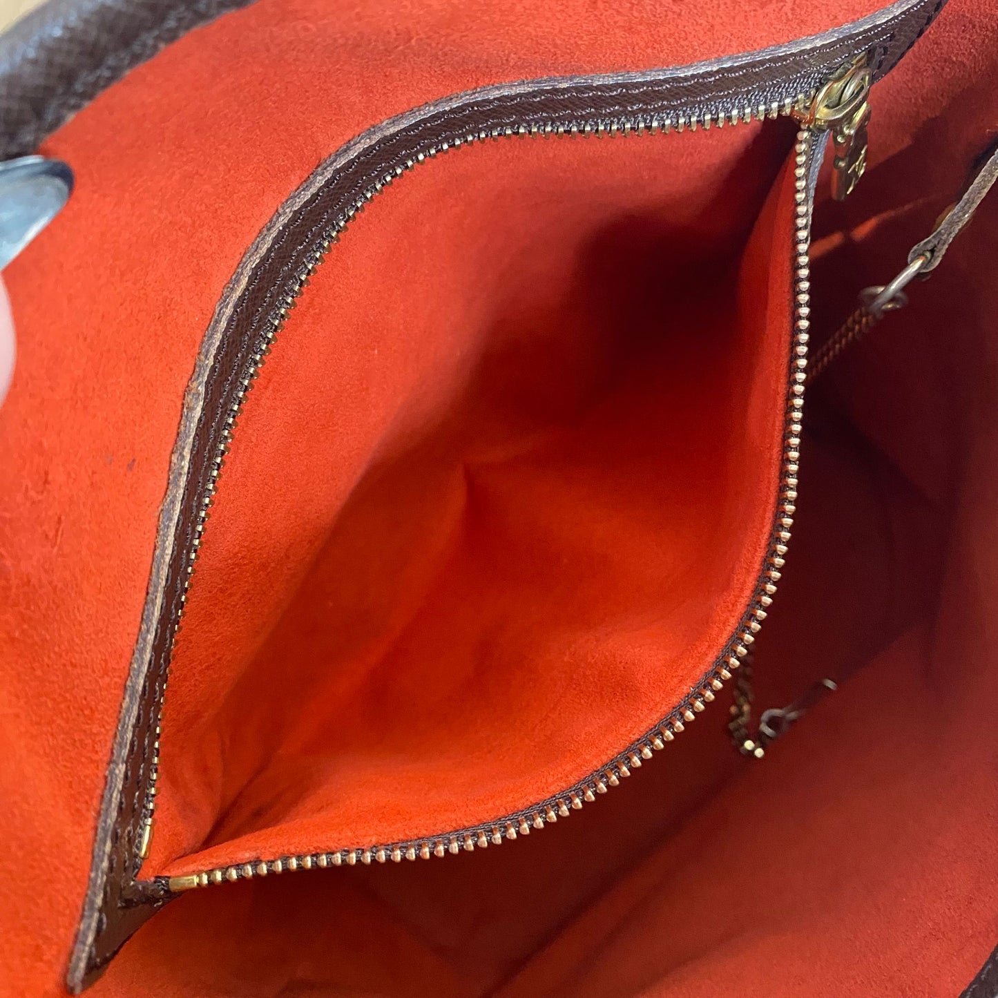 LV棋盤水桶Tote