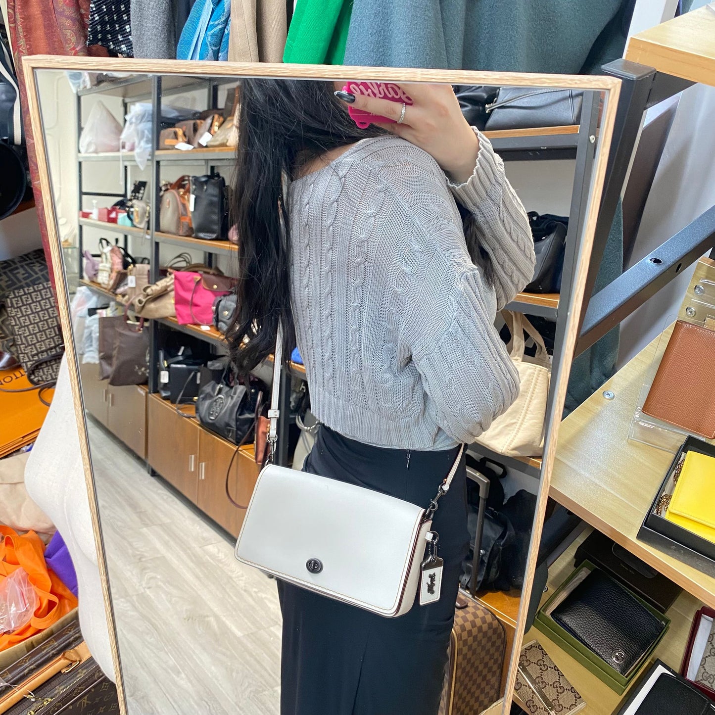 COACH 斜孭袋 有塵袋
