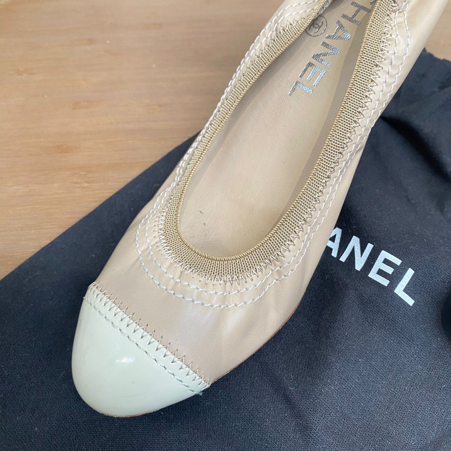 Chanel芭蕾舞高踭鞋 有塵袋