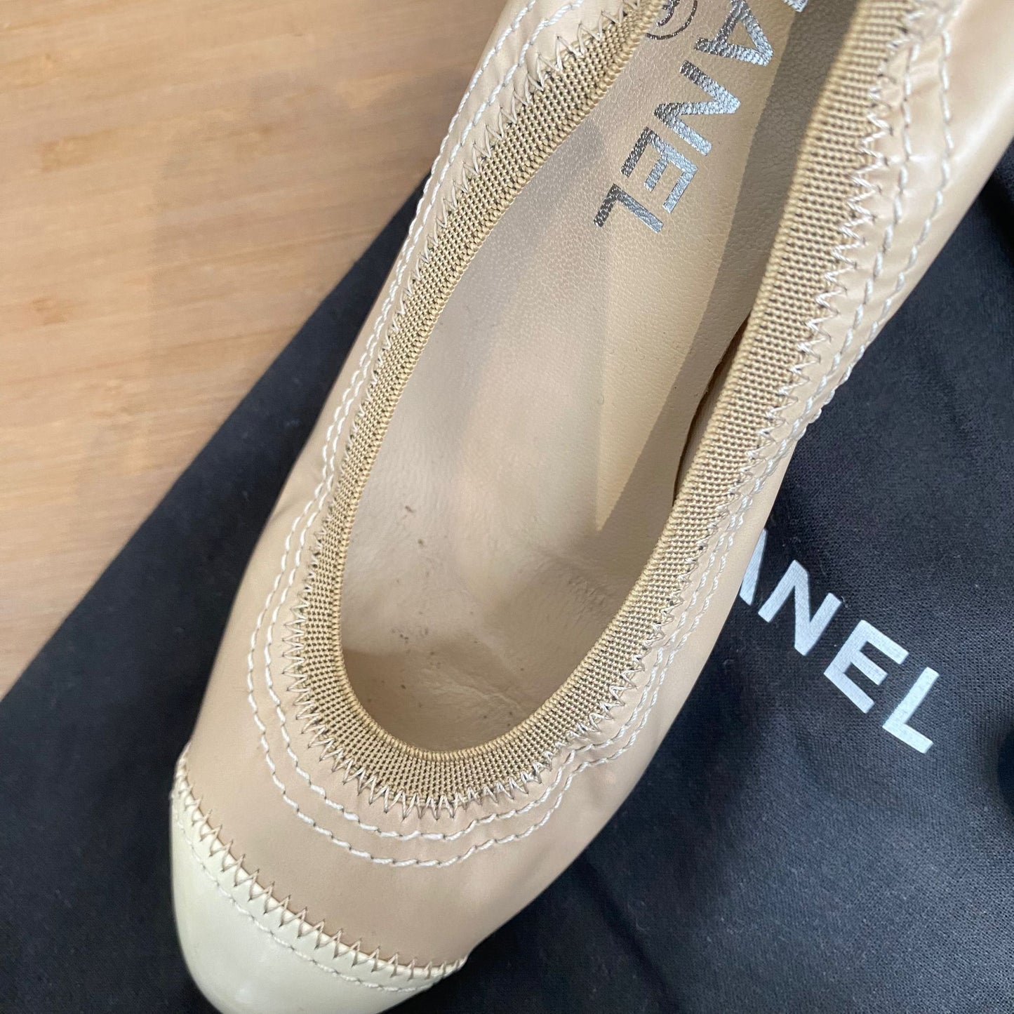 Chanel芭蕾舞高踭鞋 有塵袋