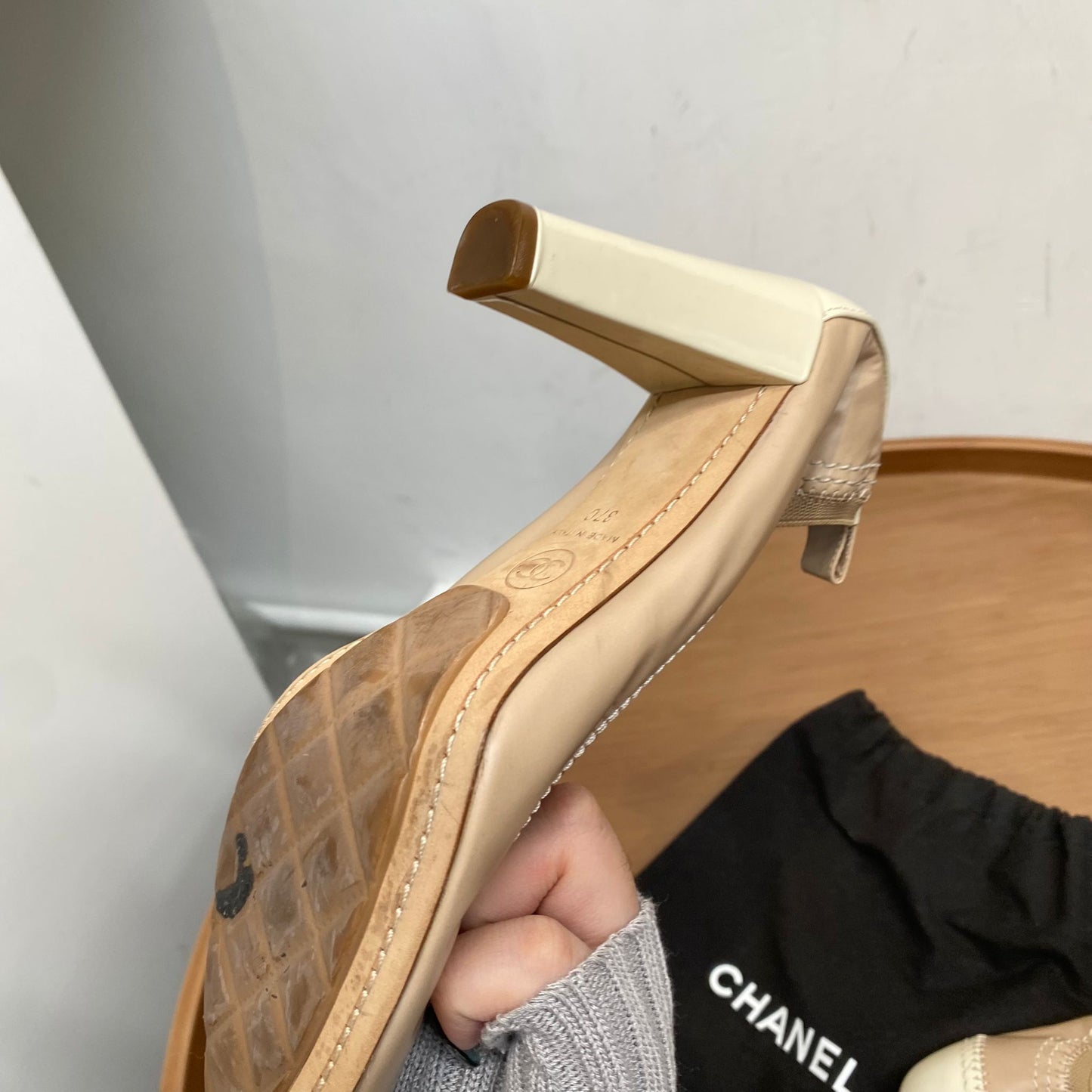Chanel芭蕾舞高踭鞋 有塵袋