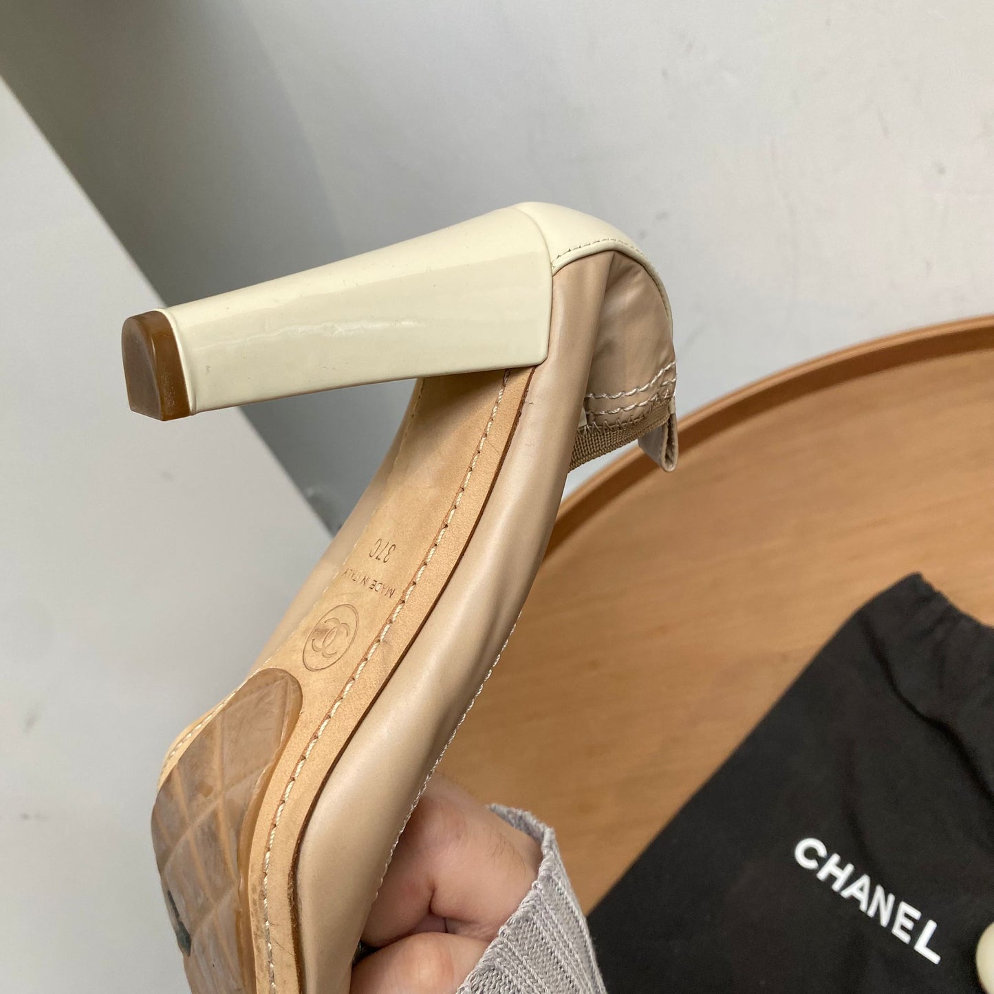 Chanel芭蕾舞高踭鞋 有塵袋