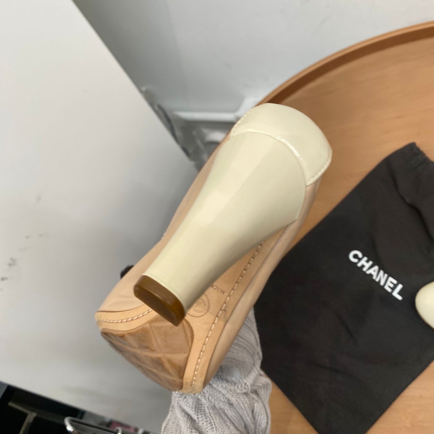Chanel芭蕾舞高踭鞋 有塵袋