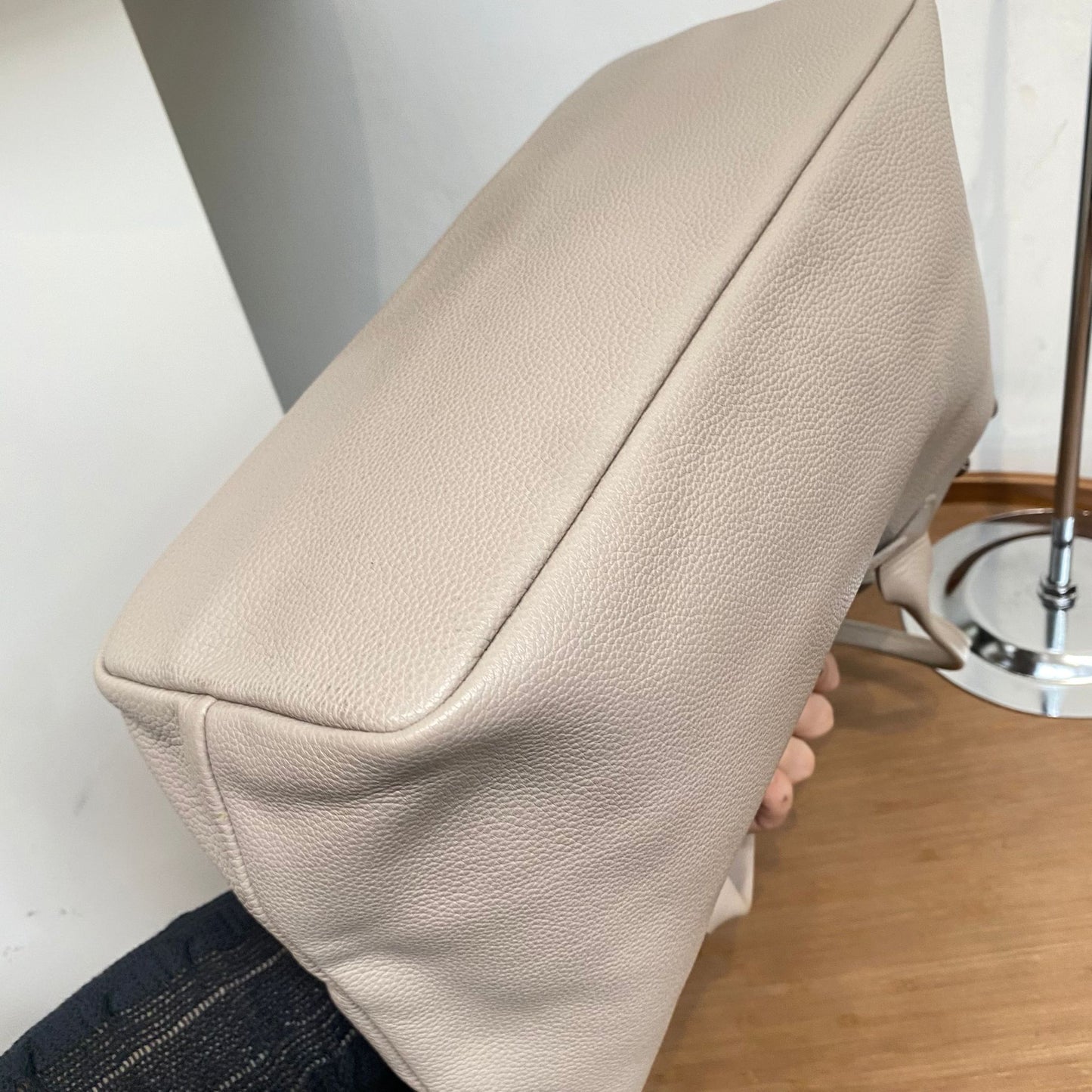 LongChamp Tote 真皮杏色