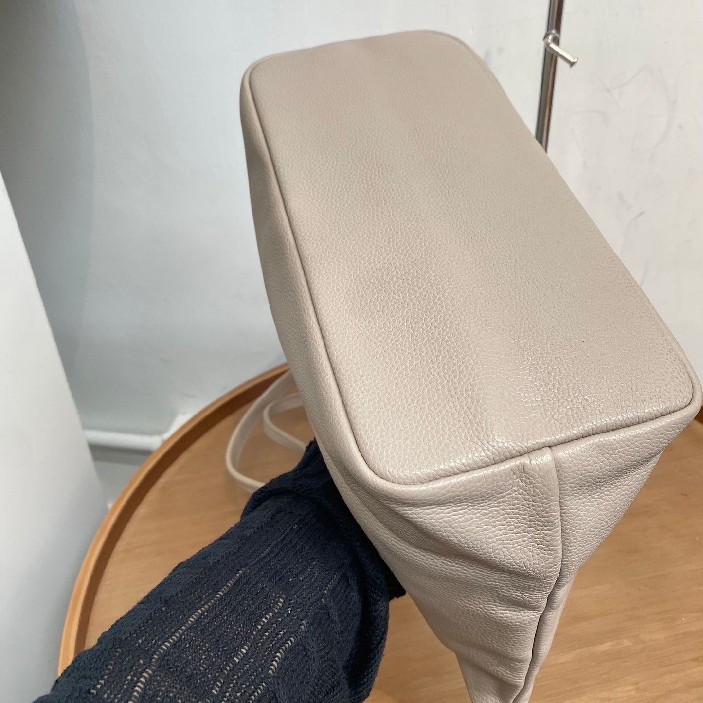 LongChamp Tote 真皮杏色