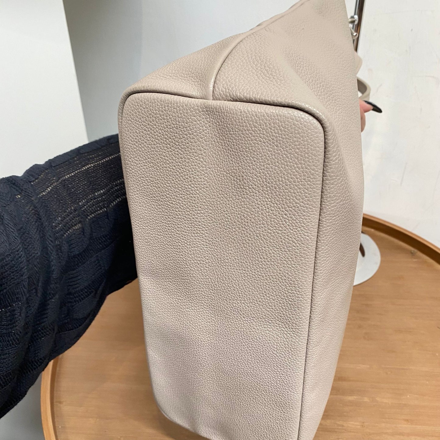 LongChamp Tote 真皮杏色