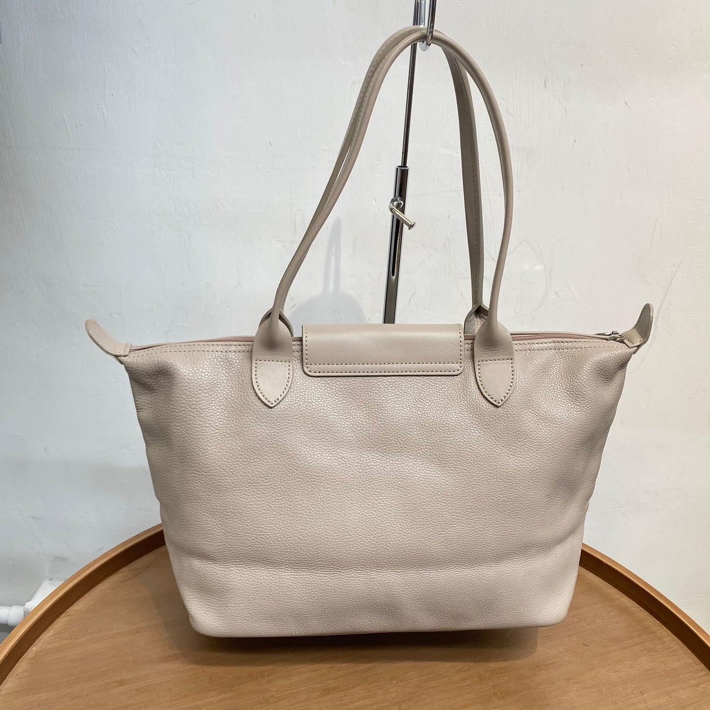 LongChamp Tote 真皮杏色