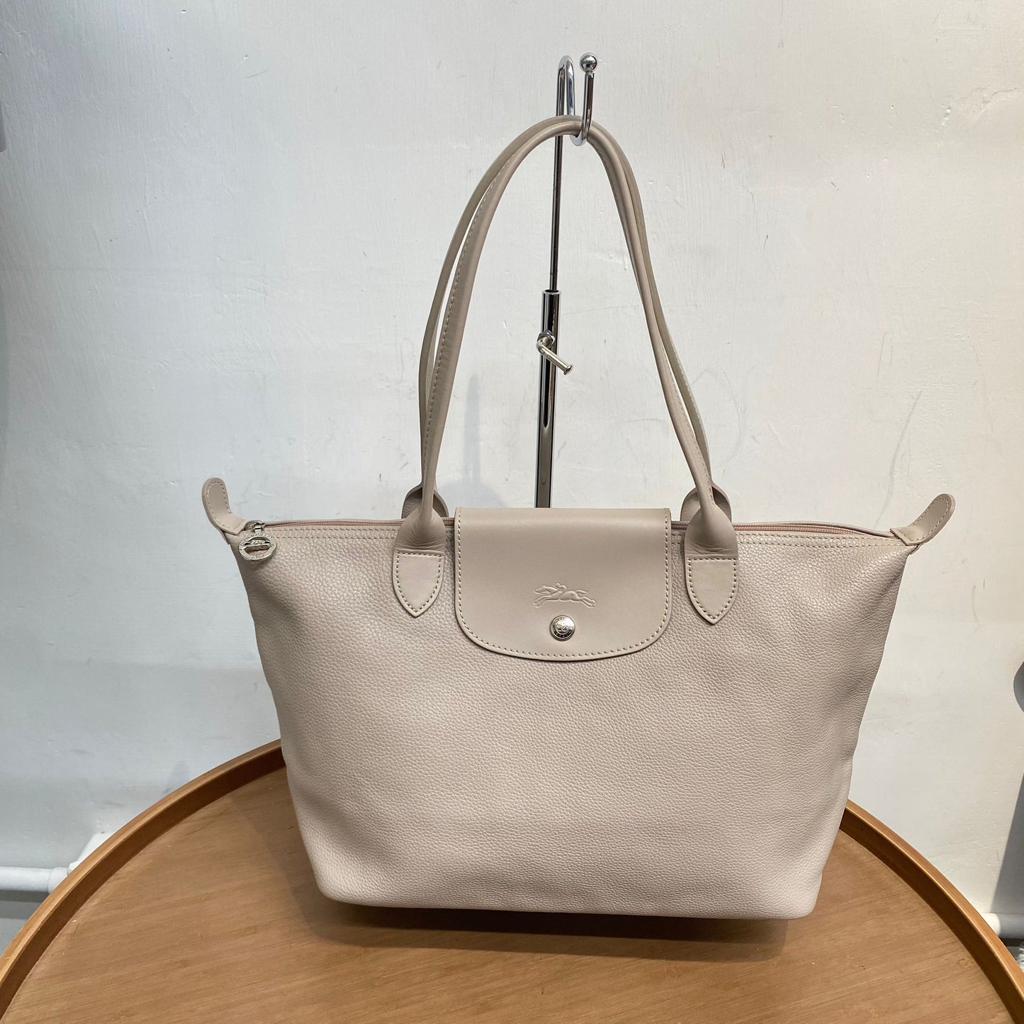 LongChamp Tote 真皮杏色