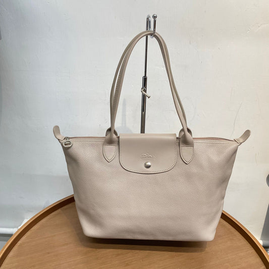 LongChamp Tote 真皮杏色