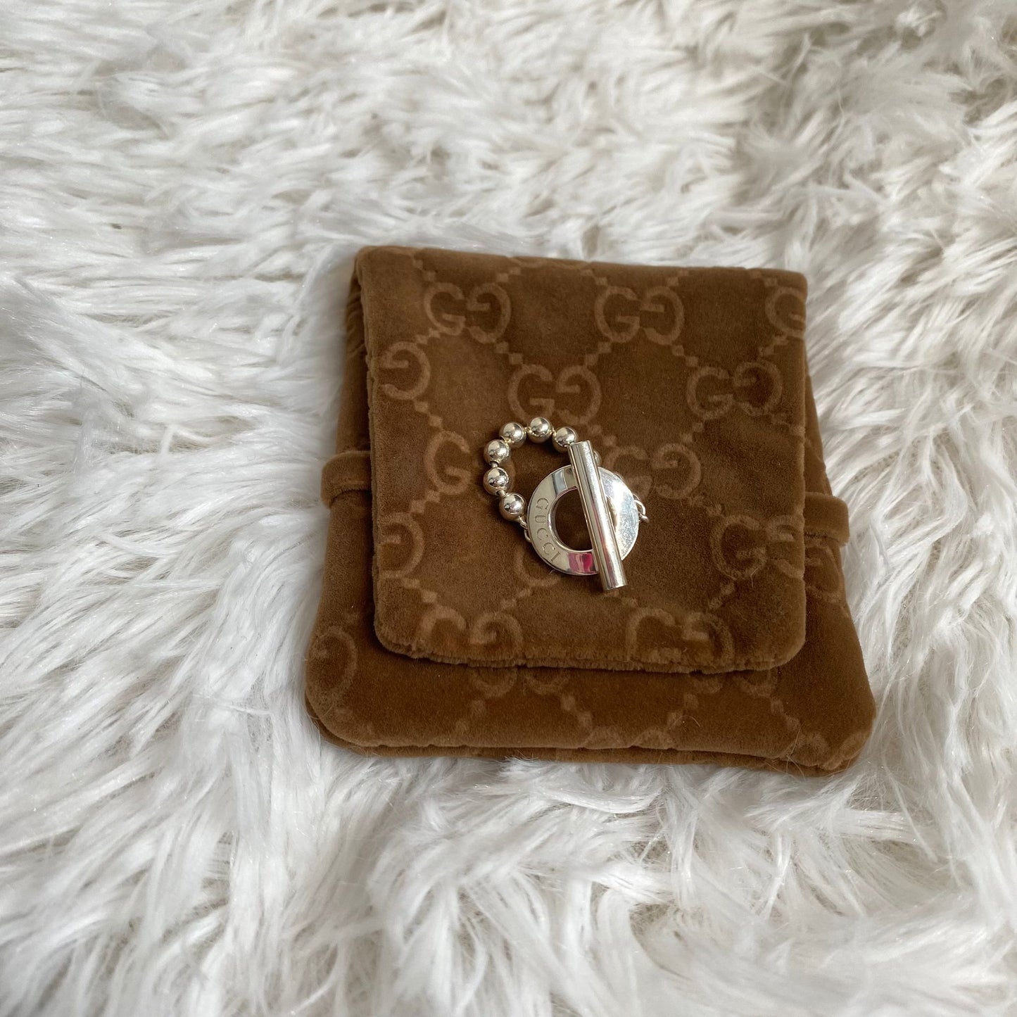 Gucci戒指 有塵袋