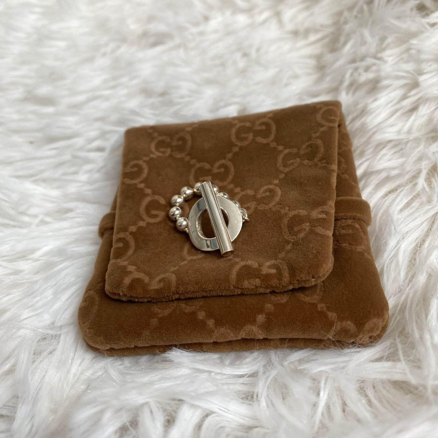 Gucci戒指 有塵袋