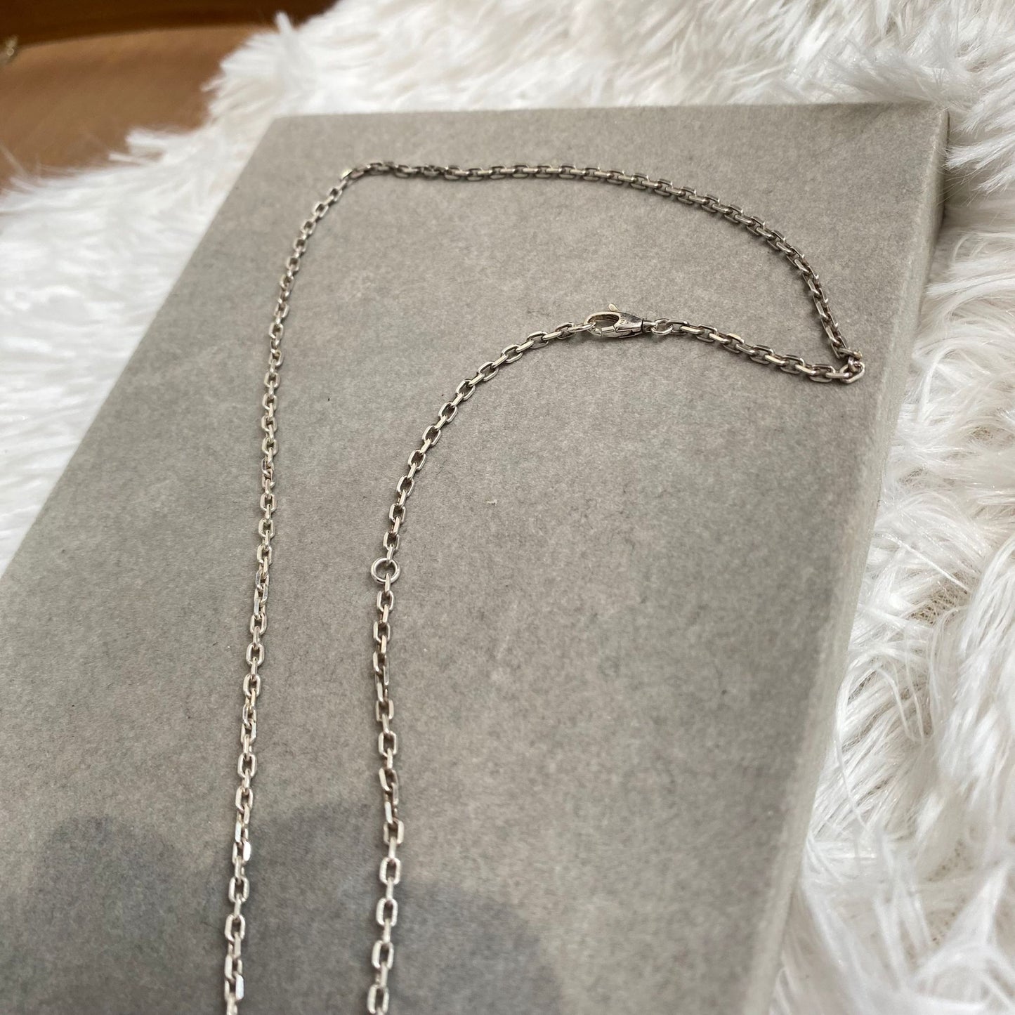 GUCCI 925純銀頸鏈 有盒有塵袋