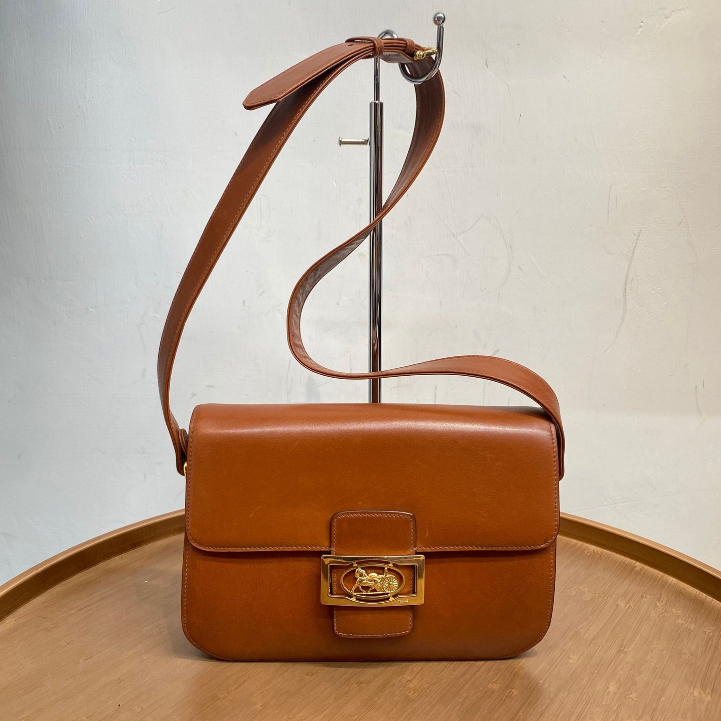 Celine 啡色馬車袋