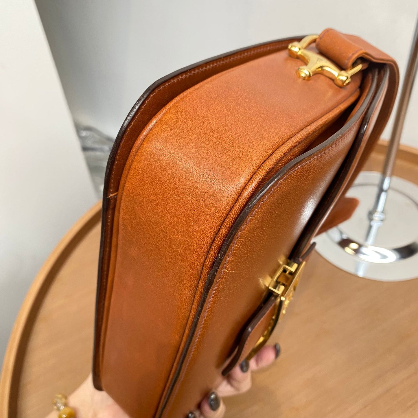 Celine 啡色馬車袋