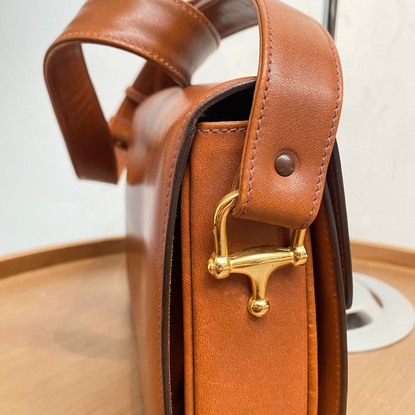 Celine 啡色馬車袋