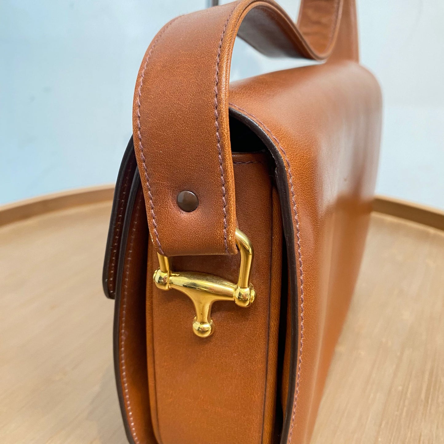 Celine 啡色馬車袋