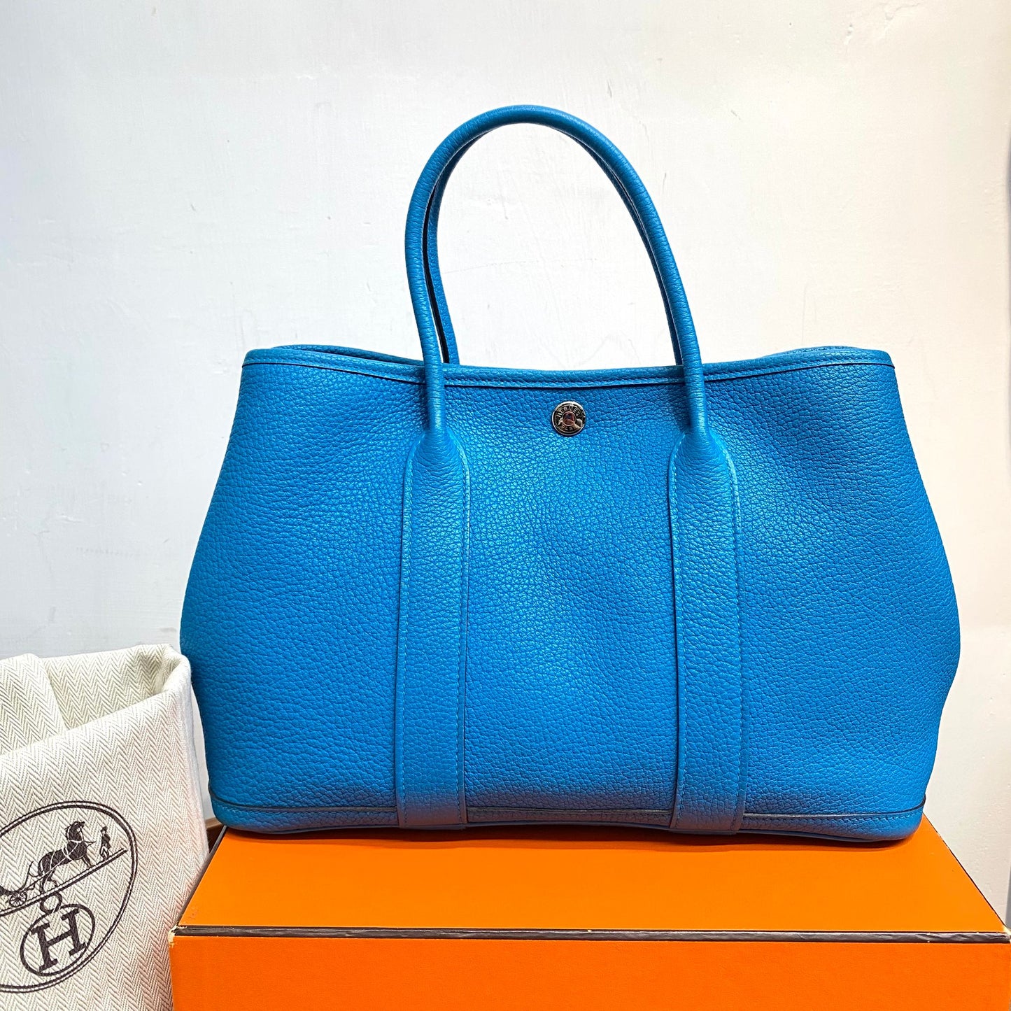 HERMES Garden Party GP30 銀扣