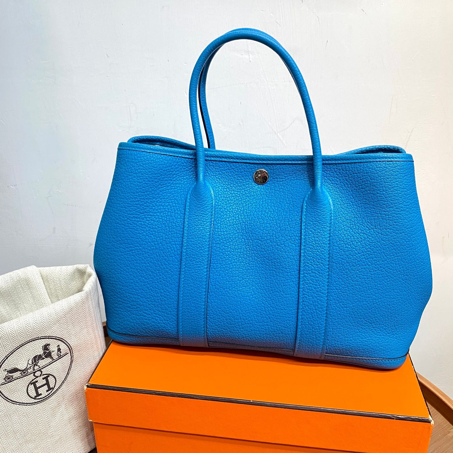 HERMES Garden Party GP30 銀扣