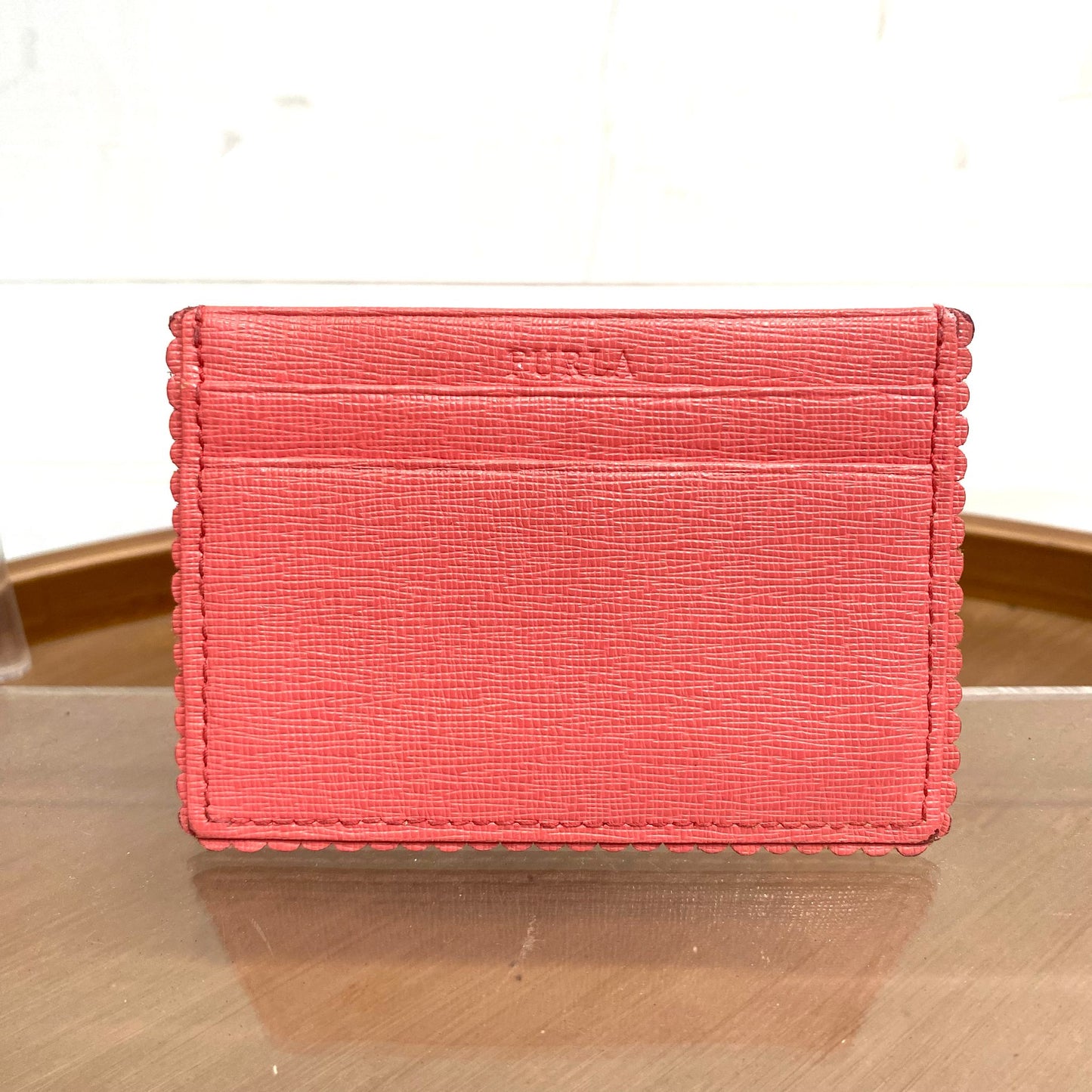 FURLA 粉紅卡片套