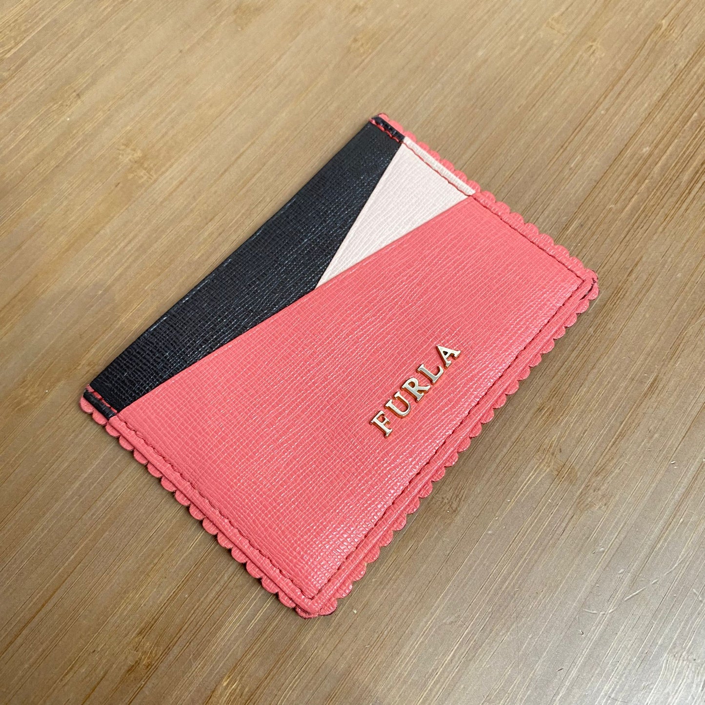 FURLA 粉紅卡片套
