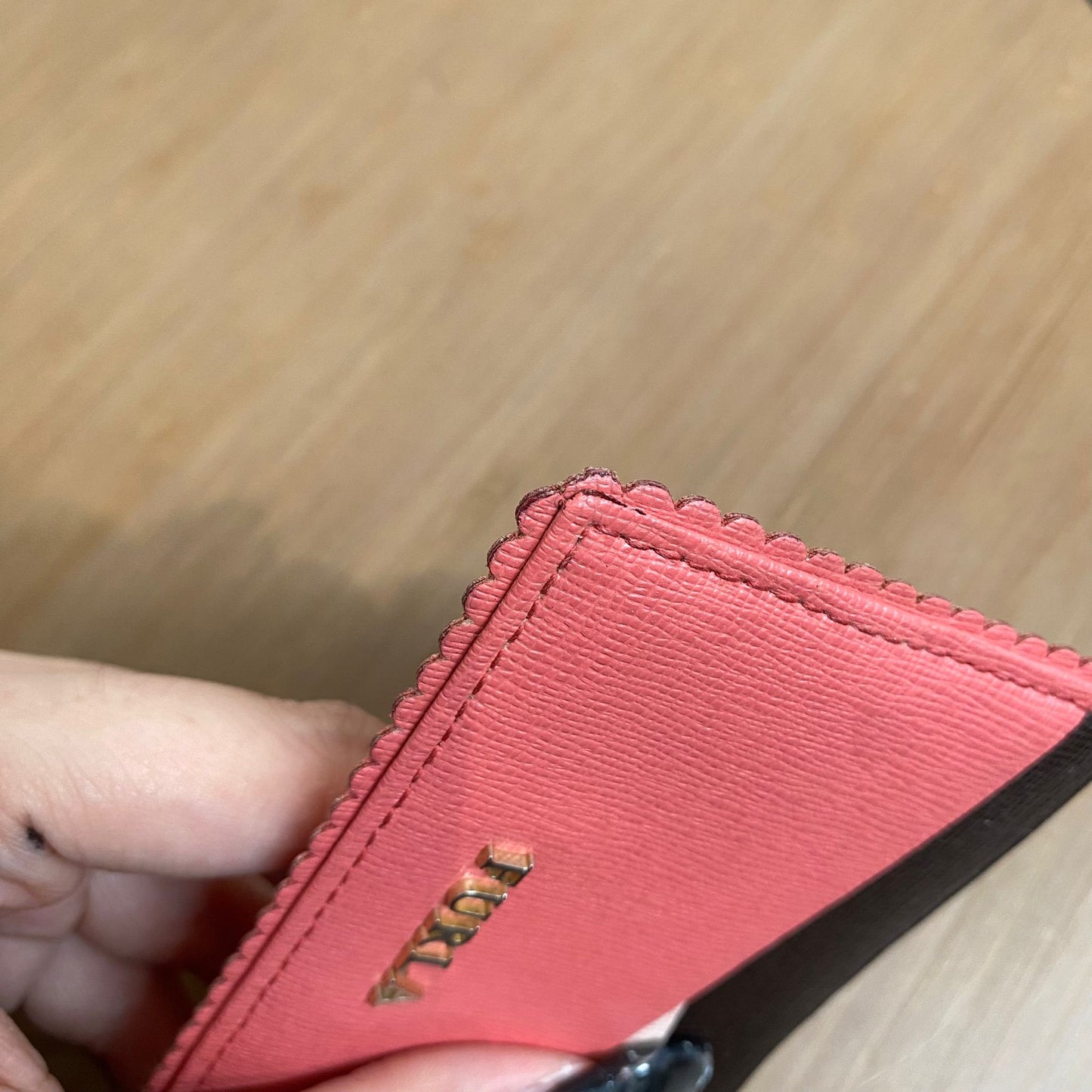 FURLA 粉紅卡片套