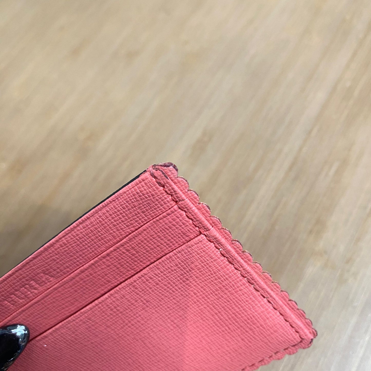 FURLA 粉紅卡片套