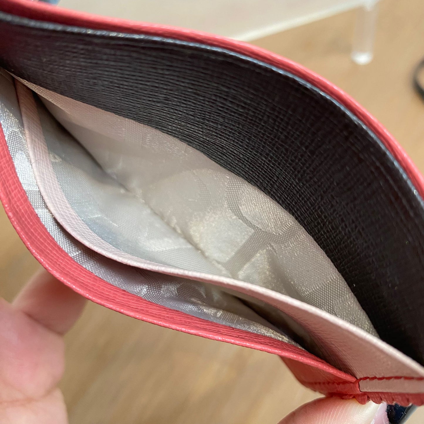 FURLA 粉紅卡片套