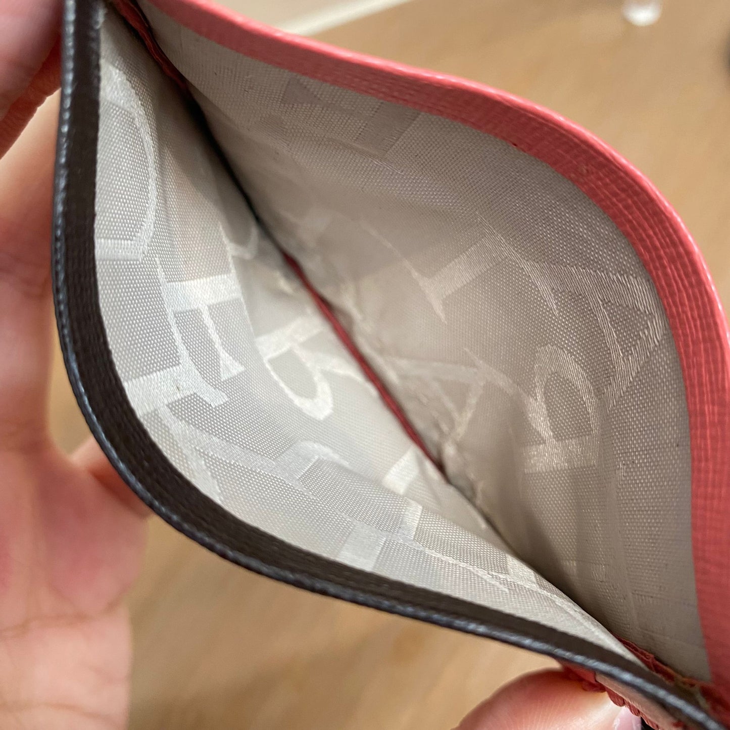 FURLA 粉紅卡片套
