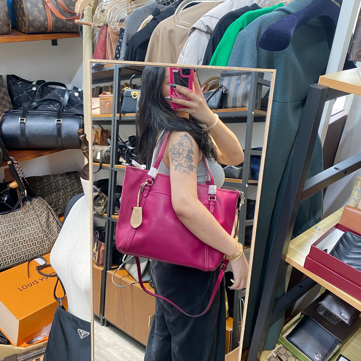 Coach Tote 有塵袋