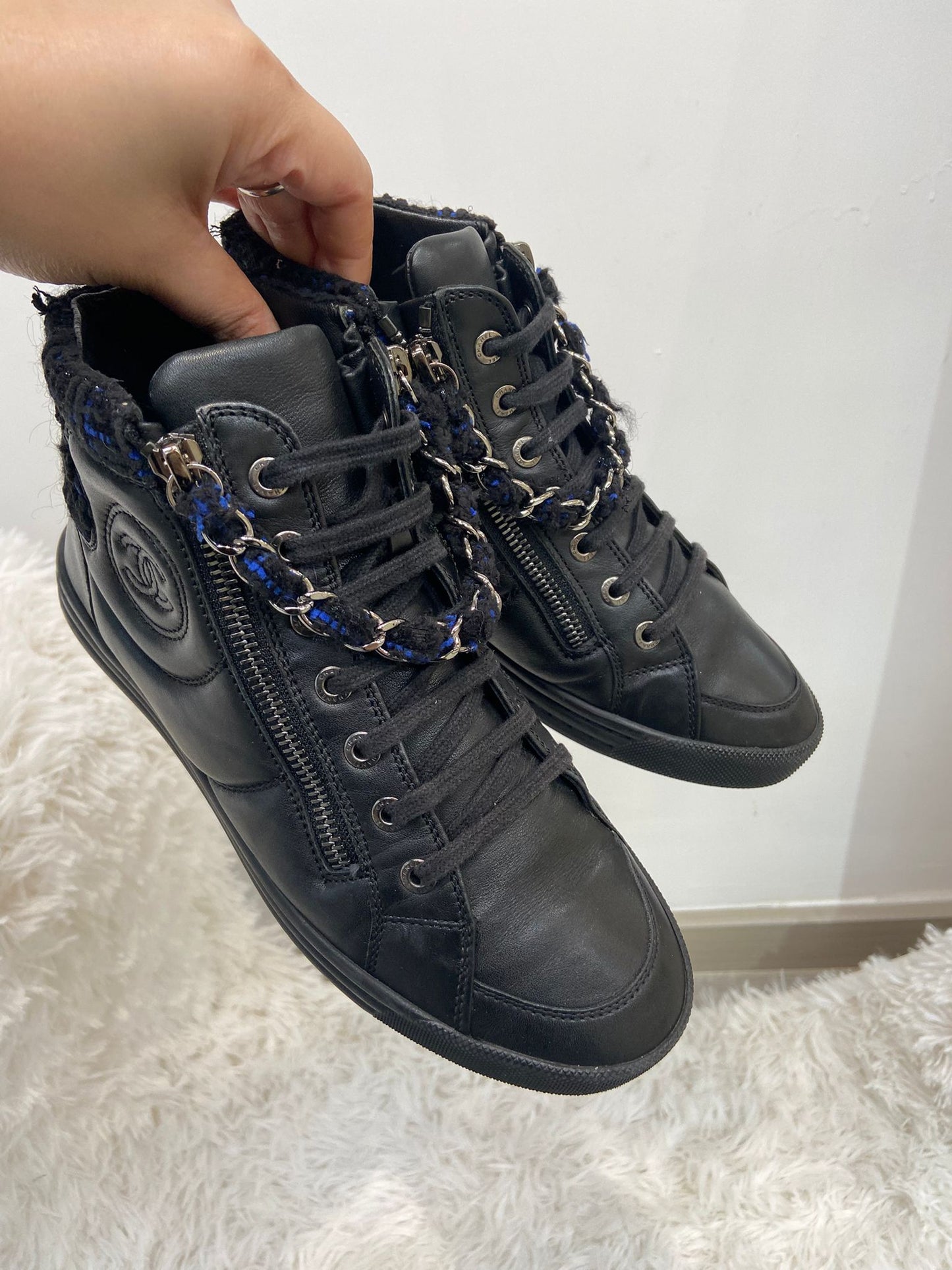 Chanel 高筒波鞋