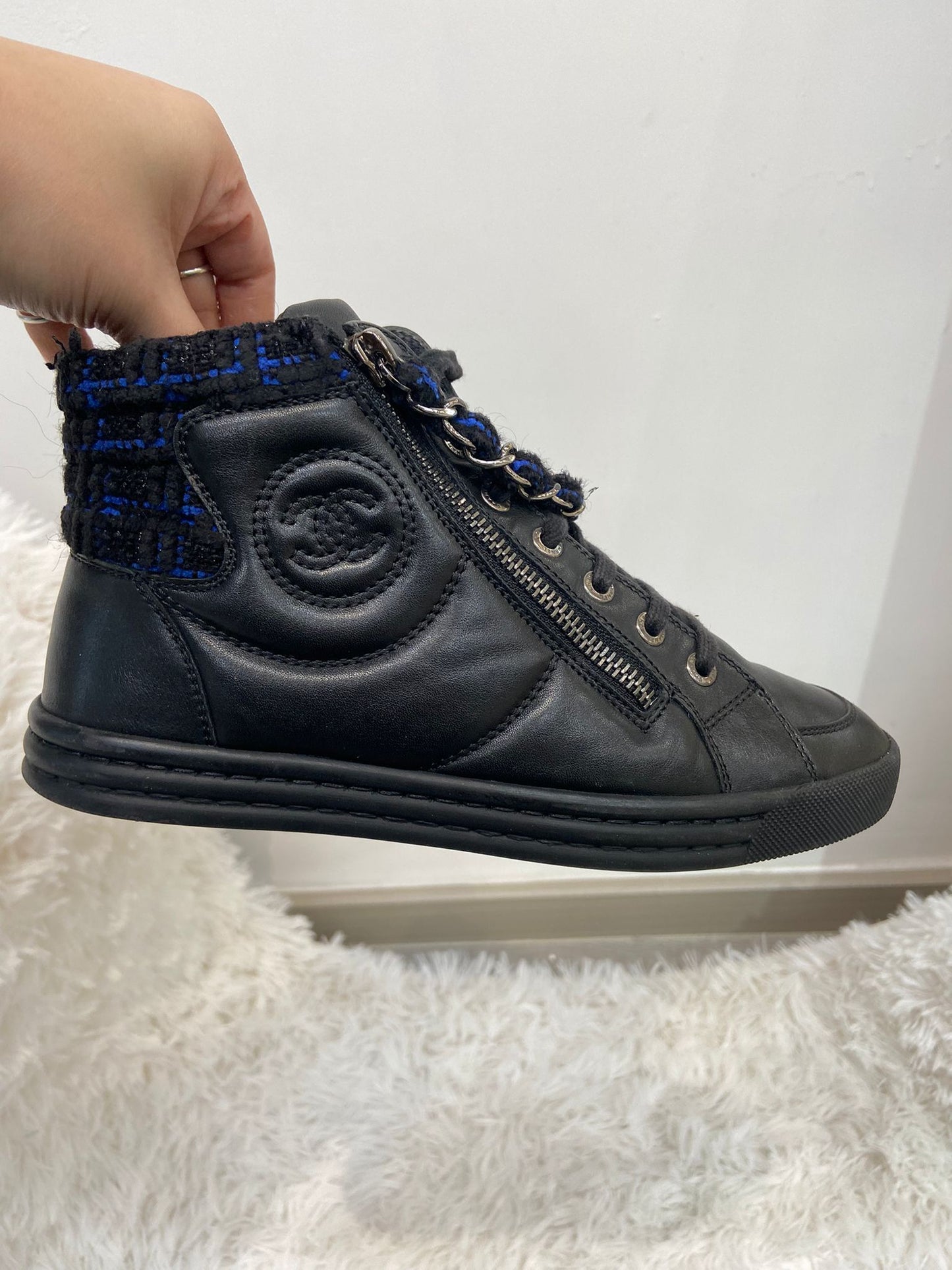 Chanel 高筒波鞋