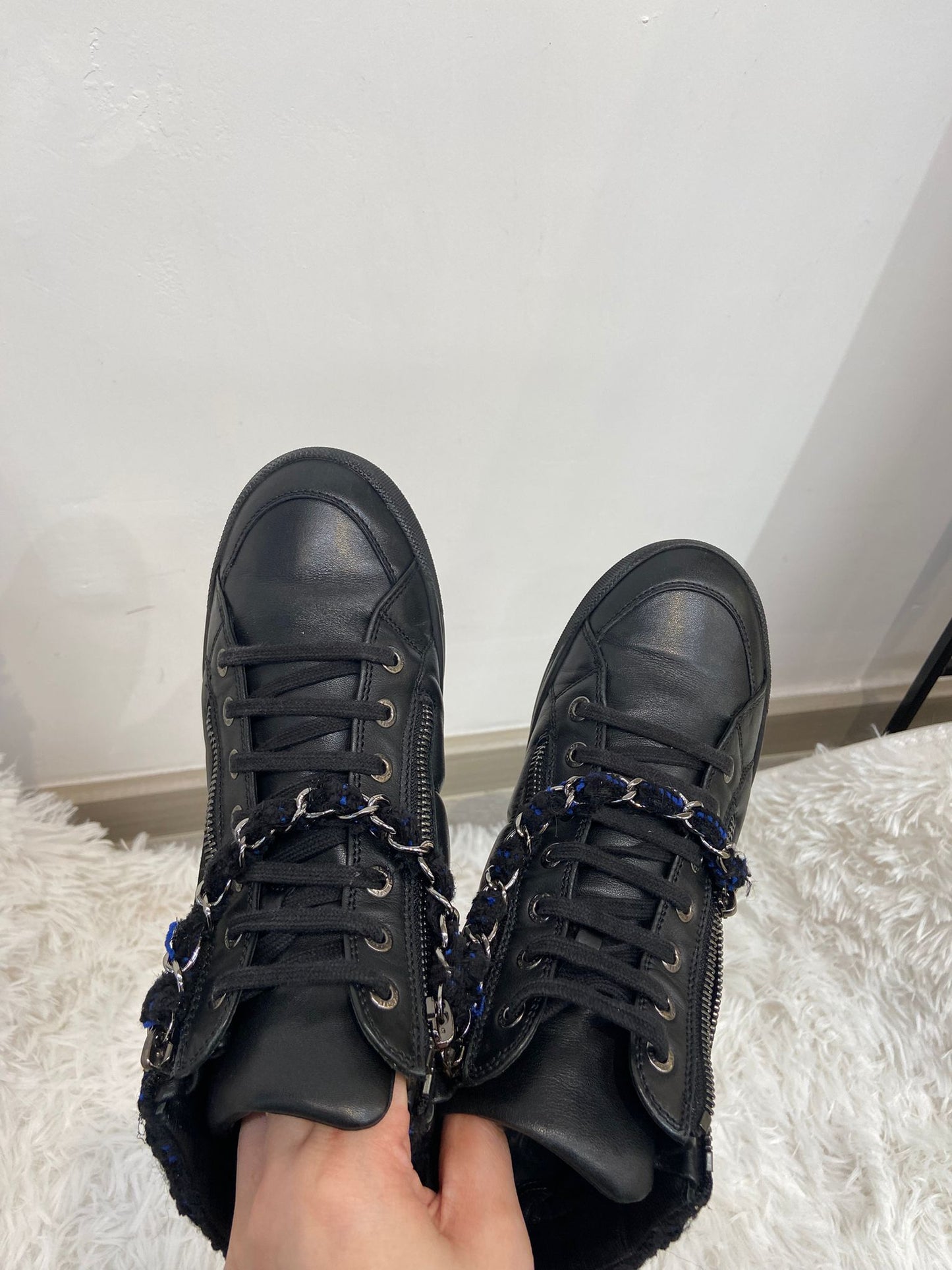 Chanel 高筒波鞋