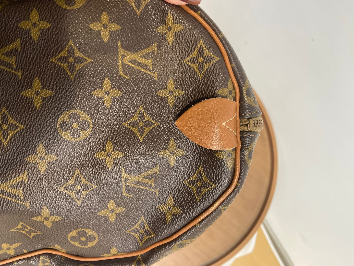 Lv keepall 50老花旅行袋