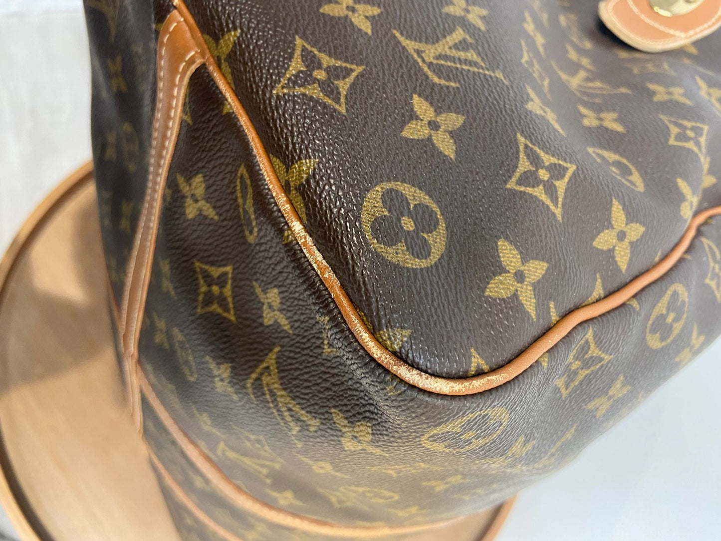 Lv keepall 50老花旅行袋