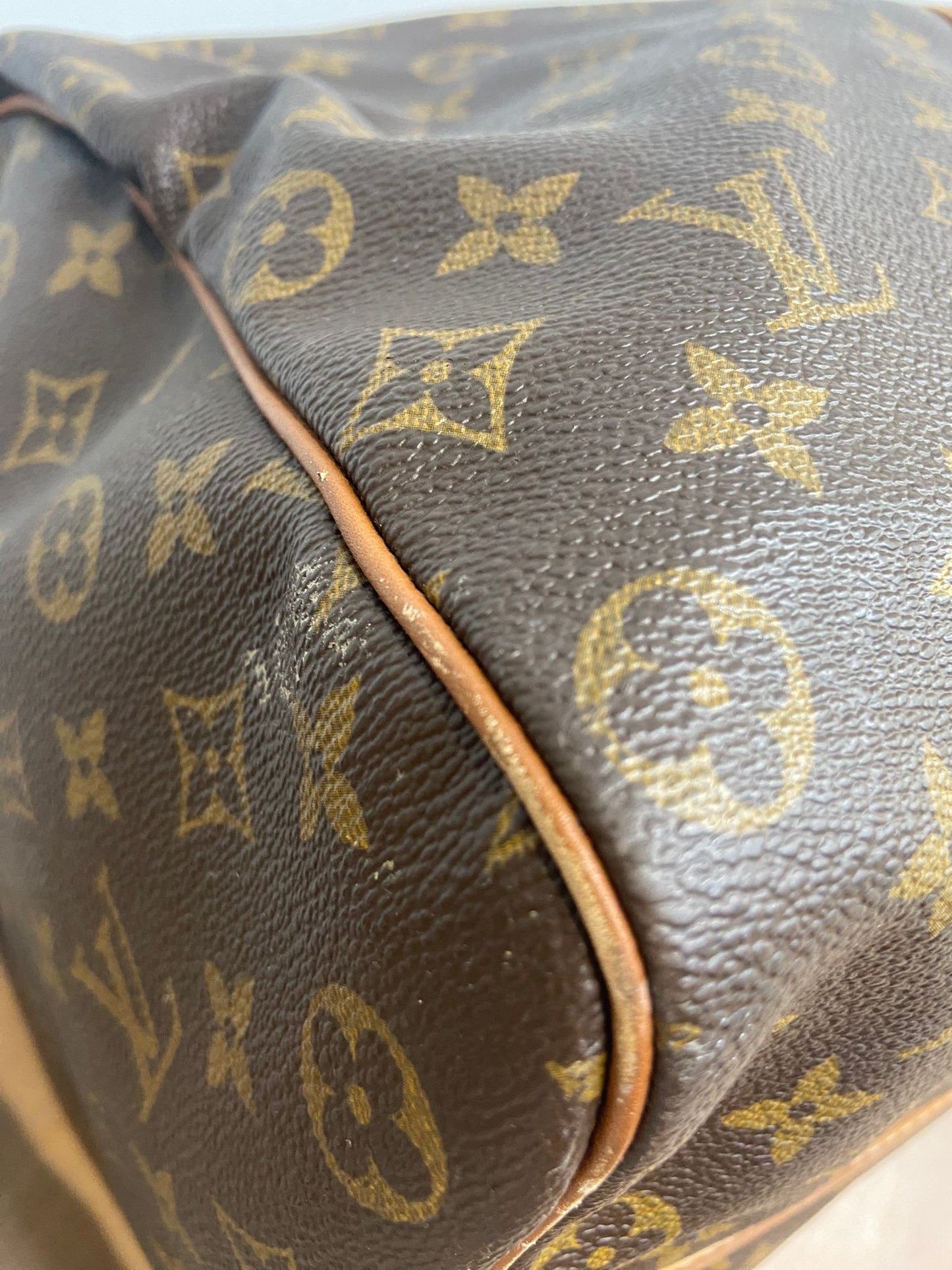 Lv keepall 50老花旅行袋