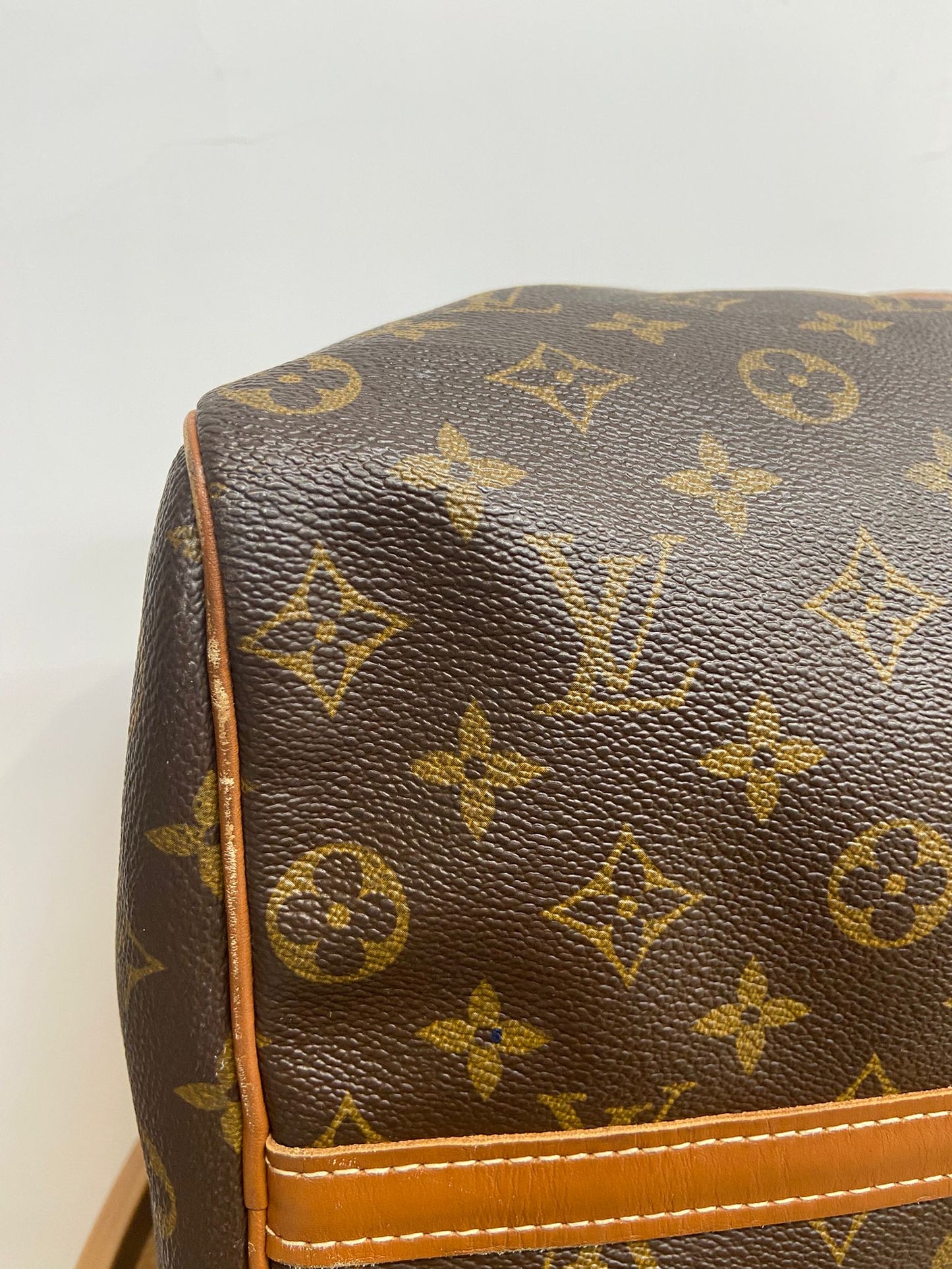 Lv keepall 50老花旅行袋