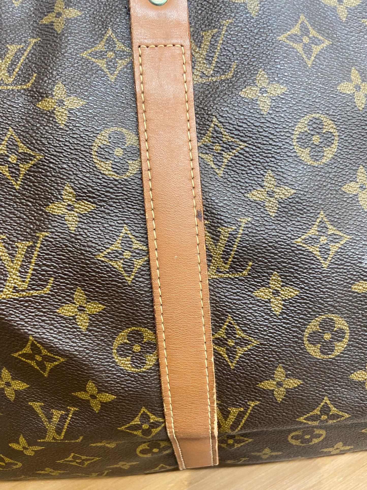 Lv keepall 50老花旅行袋