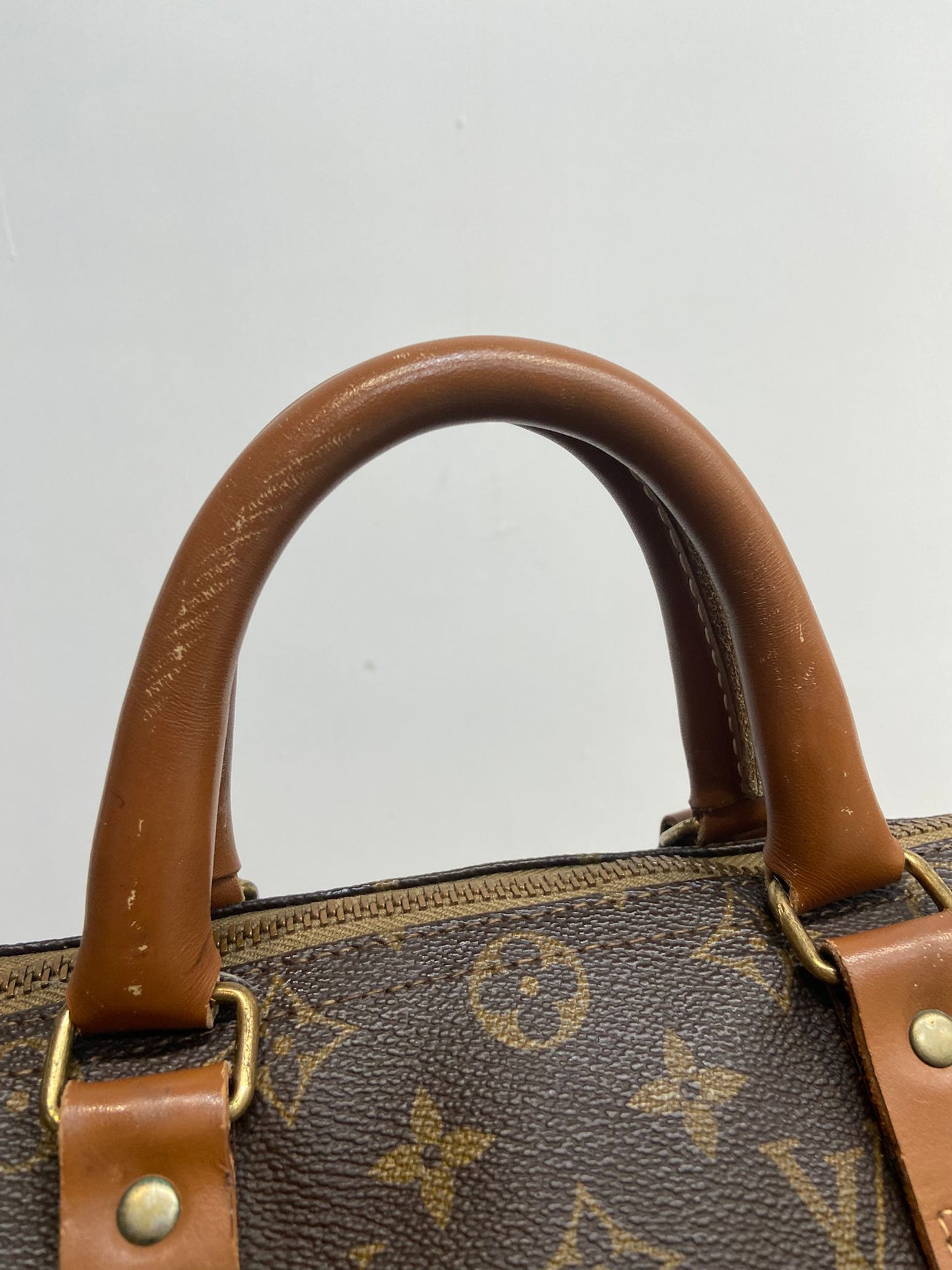 Lv keepall 50老花旅行袋