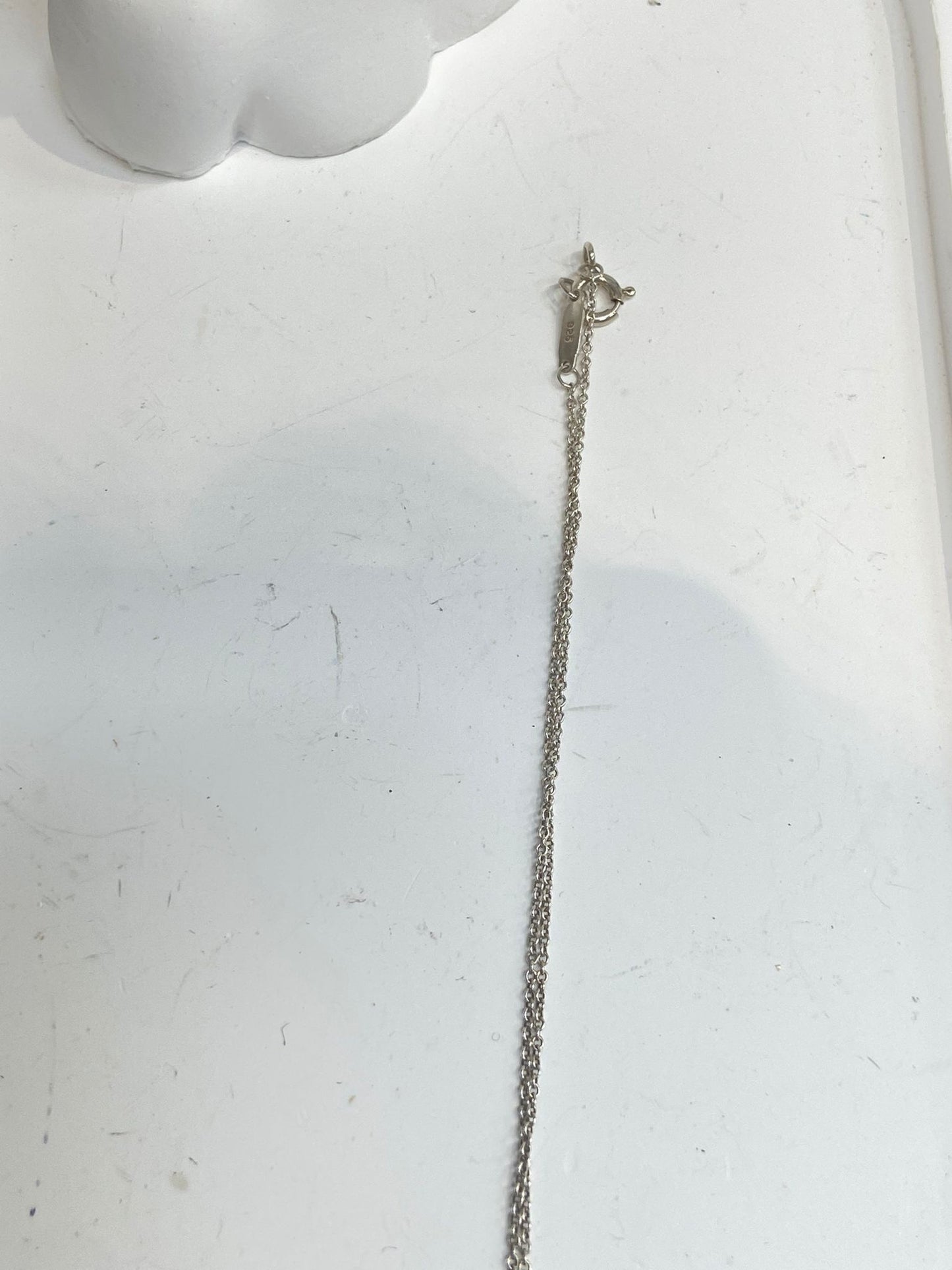 Tiffany &co 純銀頸鏈 心心牌