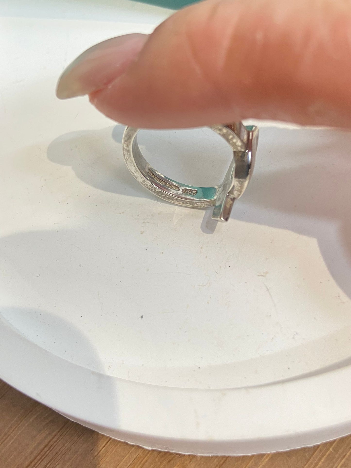 Tiffany &co 純銀戒指 心型