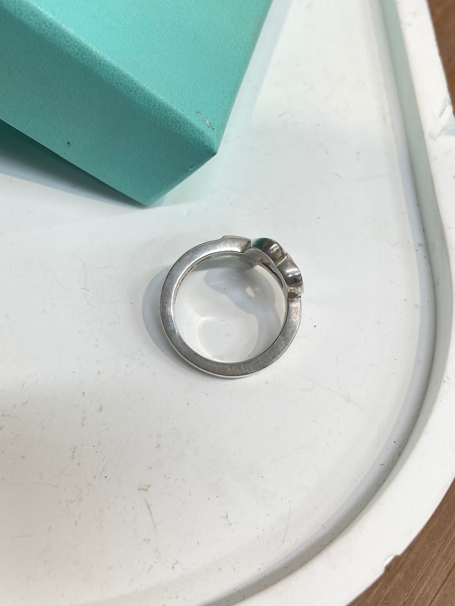 Tiffany &co 純銀戒指 心型