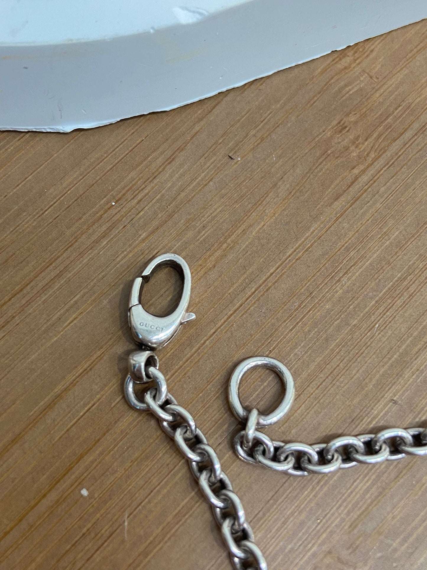 Gucci 925 純銀GG 頸鏈