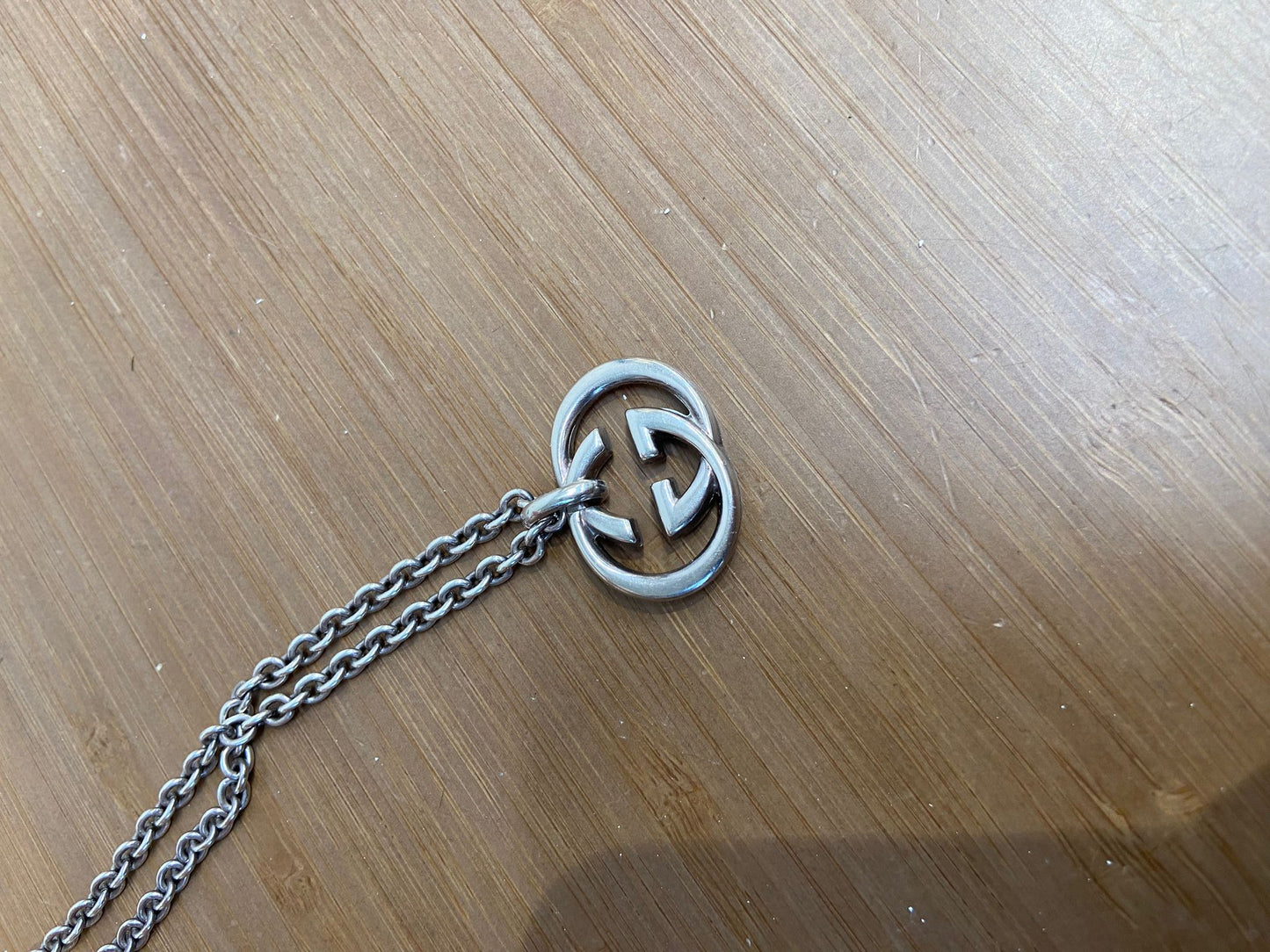 Gucci 925 純銀GG 頸鏈