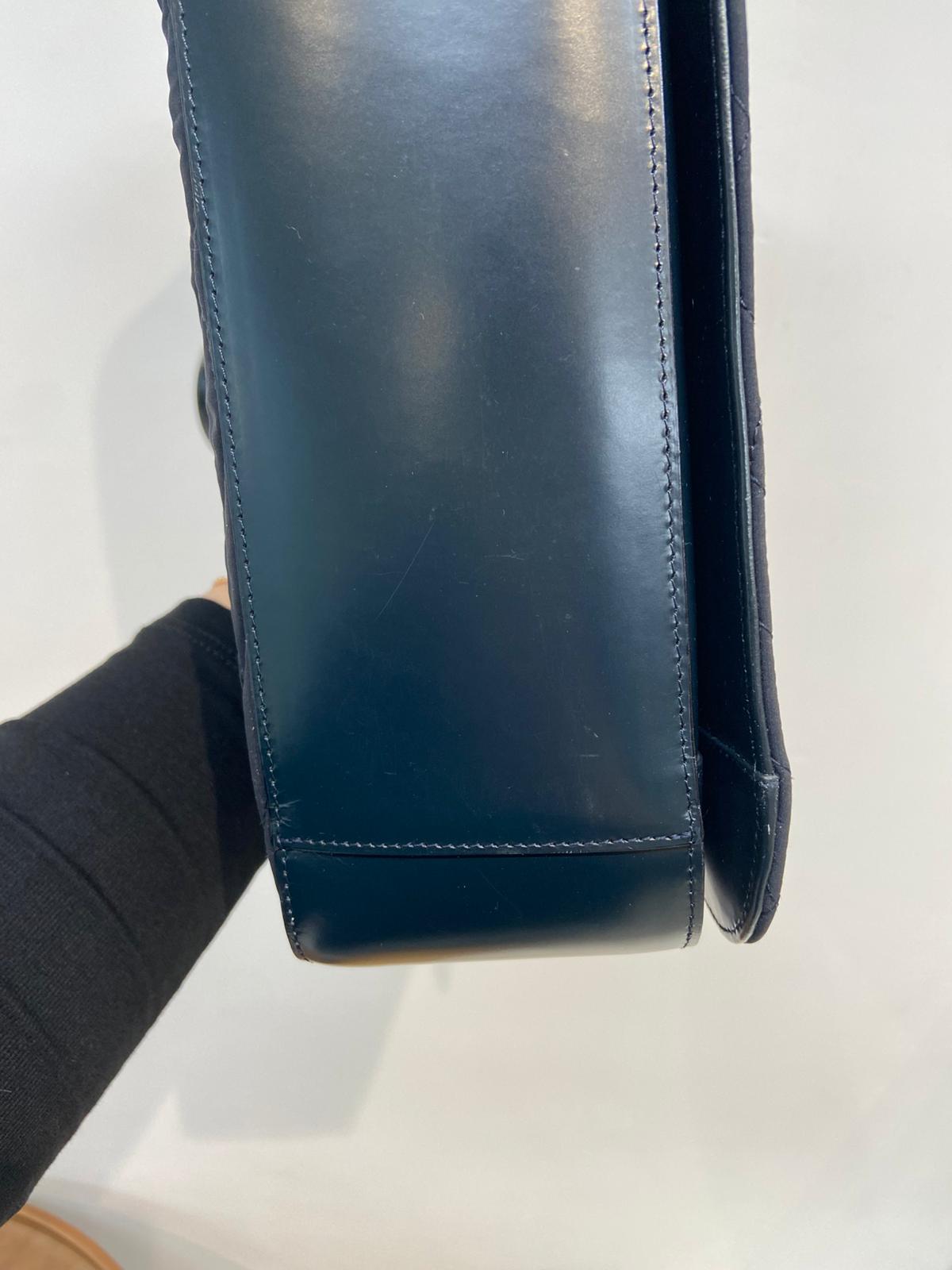 Bally 黑銀菱格單肩袋